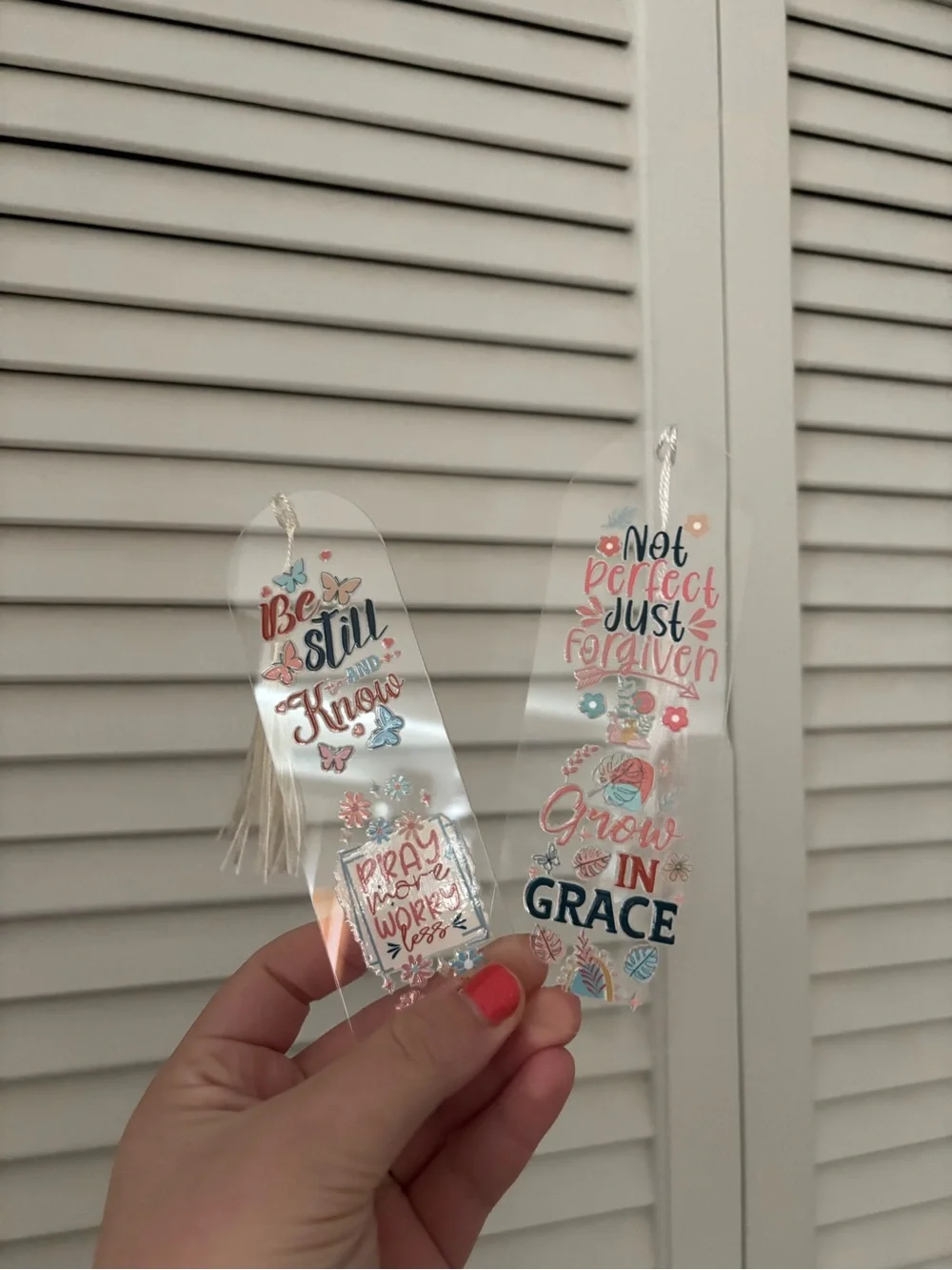 Worship handcrafted bookmark bundle by me